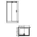 Душевой уголок без поддона BandHours Rimini-Glass 100x80