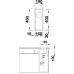 Дополнительная мойка Blanco Subline 160-U кофе