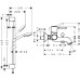 Душевой комплект Hansgrohe Talis classic 14140000 смеситель + душевой гарнитур