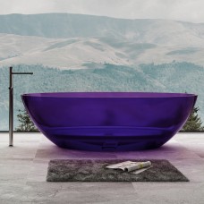 Прозрачная ванна ABBER Kristall AT9702Amethyst 180x85