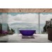 Прозрачная ванна ABBER Kristall AT9702Amethyst 180x85