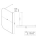 Душевая перегородка Niagara NG-689-90TBLACK 90x200