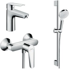 Душевой комплект Hansgrohe SET Logis E 100 (d) 