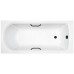 Ванна из искусственного камня Delice Astra 180x80 глянцевая с черными ручками DLR330057RB-G