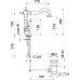 Смеситель Webert Dorian DO700302065 бронза для раковины