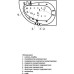 Акриловая ванна Акватек Вирго VIR150-0000078 150x100 R