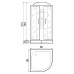 Душевая кабина River Dunay 90/24 ТН 90x90