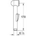 Гигиенический душ Grohe BauCurve 123072 комплект