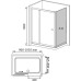 Душевой уголок RGW Classic CL-45 (960-1010)x900x1850 профиль хром, стекло чистое