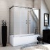 Шторка на ванну GuteWetter Slide Part GV-865 правая 200x80 см стекло бесцветное, профиль хром
