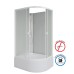 Душевая кабина Niagara P90/80/40L/MT/BK 90x80