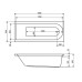 Акриловая ванна Excellent Actima Aurum Slim 180x80