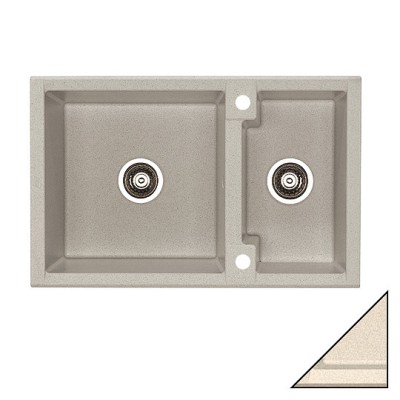 Мойка кухонная Alveus Cubo 50 крем