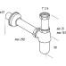 Сифон для раковины Migliore Ricambi ML-RIC-10.102 Br