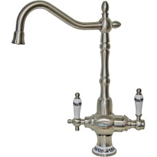 Смеситель Zorg Sanitary ZR 336 YF-50 nickel для кухонной мойки 
