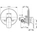 Смеситель Ideal Standard Ceraflex A6757AA С ВНУТРЕННЕЙ ЧАСТЬЮ, для душа