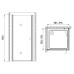 Душевое ограждение Gemy New Rockcoco S03161C 100x100