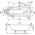 Акриловая ванна Vagnerplast Penelope 170x70