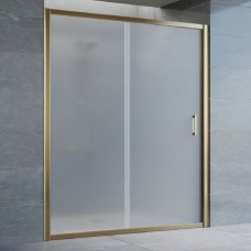 Душевая дверь в нишу Vegas Glass ZP 160 05 10 профиль бронза, стекло сатин 