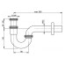 Сифон для раковины AlcaPlast A432
