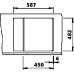 Комплект  Мойка кухонная Blanco Tipo 45 S Compact сталь полированная + Смеситель VitrA Single sink mixer A42388EXP для кухонной мойки