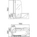 Акриловая ванна Gemy G9246 B L