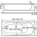 Акриловая ванна Bas Мальдива 160x70 на ножках