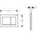Кнопка смыва Geberit Omega 30 115.080.KH.1 хром/матовый хром