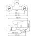Смеситель Wasserkraft Vils 5601 для ванны с душем
