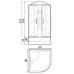 Душевая кабина River Dunay 80/43 ТН 80x80