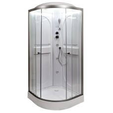 Душевая кабина Deto L601 LED+GM 100x100 с гидромассажем