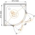 Душевой уголок Cezares Crystal-S-R-2-100-C-Cr