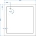Поддон для душа GuteWetter Lux Practic Q-Mat 100x100x5