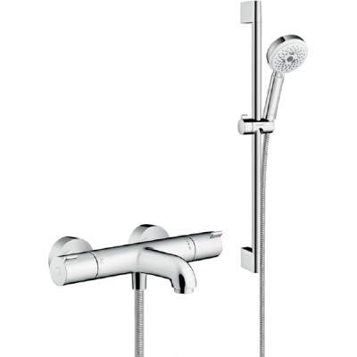 Душевой комплект Hansgrohe Ecostat 1001 CL ВМ 13201000 термостат + душевой гарнитур