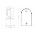 Душевая перегородка ABBER Immer Offen AG64120B 120x200