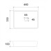 Раковина Abber Glas AK2312 46x33