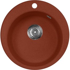Мойка кухонная AquaGranitEx M-05 красный марс 