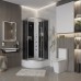 Душевая кабина Niagara NG-3503-14BKG 80x80