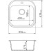 Мойка кухонная Rossinka RS48-49S gray