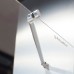 Душевая дверь в нишу GuteWetter Lux Door GK-103 правая 125 см стекло бесцветное, профиль хром