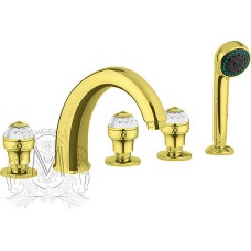 Смеситель Migliore Axo Swarovski ML.AXO-680F Do на борт ванны 