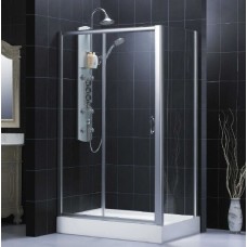 Душевой уголок RGW Passage PA-42 (1500-1520)х800 профиль хром, стекло чистое 