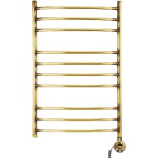 Полотенцесушитель электрический Domoterm Калипсо П10 50x80, античная бронза, R 