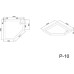 Поддон для душа Black&White Stellar Wind P-10
