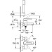Смеситель Grohe Lineare 33850000 для ванны с душем