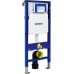 Система инсталляции для унитазов Geberit Duofix UP320 111.300.00.5 с белой кнопкой смыва, шумоизоляцией и креплениями