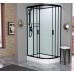 Душевая кабина Frank F418L Black Б/К 100x80