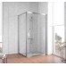 Душевой уголок Vegas Glass ZP+ZPV 100*100 08 01 профиль глянцевый хром, стекло прозрачное