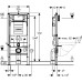 Комплект Инсталляция Geberit Duofix UP320 с кнопкой матовый хром + Унитаз Keramag Renova Nr.1 безободковый + Шумоизоляция