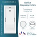 Ванна из искусственного камня Delice Diapason Ultra с узким бортом 170x75 глянцевая с черными ручками DLR330050RB-G